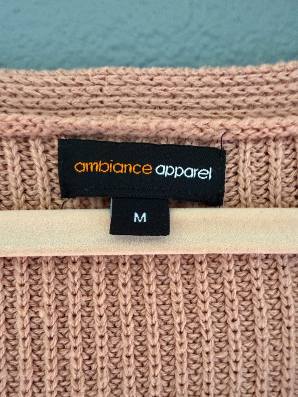 Ambiance Soft Ribbed Sweater in Dusty Pink - Picture 2 of 3